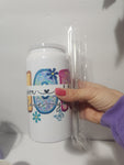 PERSONALIZED 16oz White Stainless steel