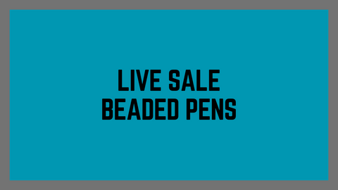 Beaded Pen-(LIVE SALE)